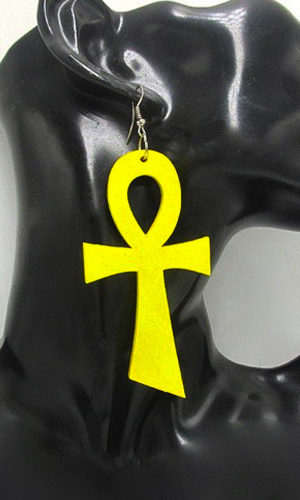 ankh-kruis-hout-wooden-earrings-oorbellen-yellow-geel-trendy-boho-movastyling
