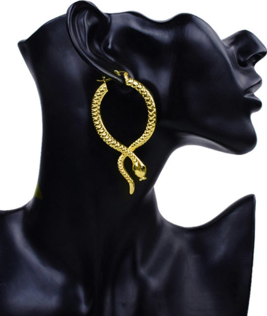 creool-oorringen-earring-snake-slang-gold-goudkleur-movastyling