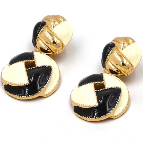 oorbellen-retro-vintage-multicolors-zwart-creme-goud-gold-earringsset-movastyling